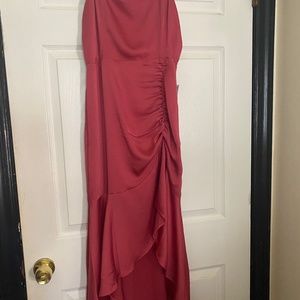 Womens satin long dress